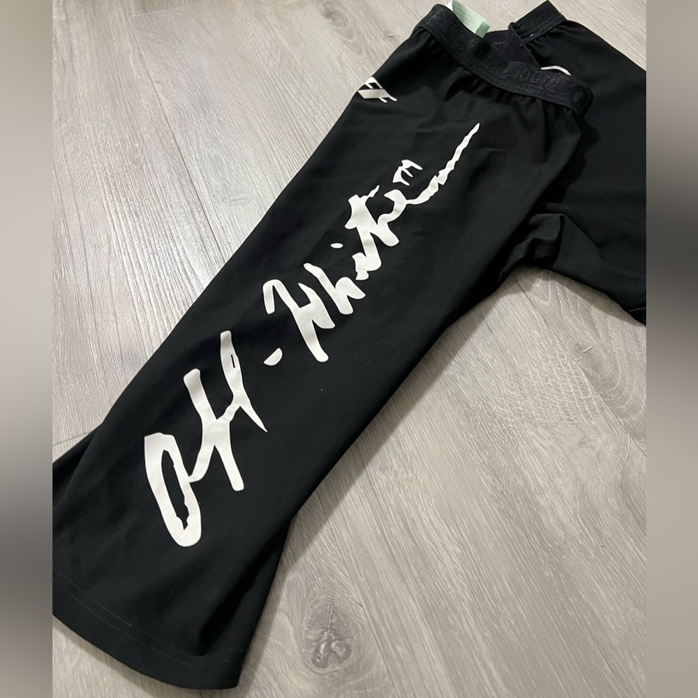 OFF-WHITE "LOGO-PRINTED" BIKE SHORTS (RARE!) - Picture 3 of 7
